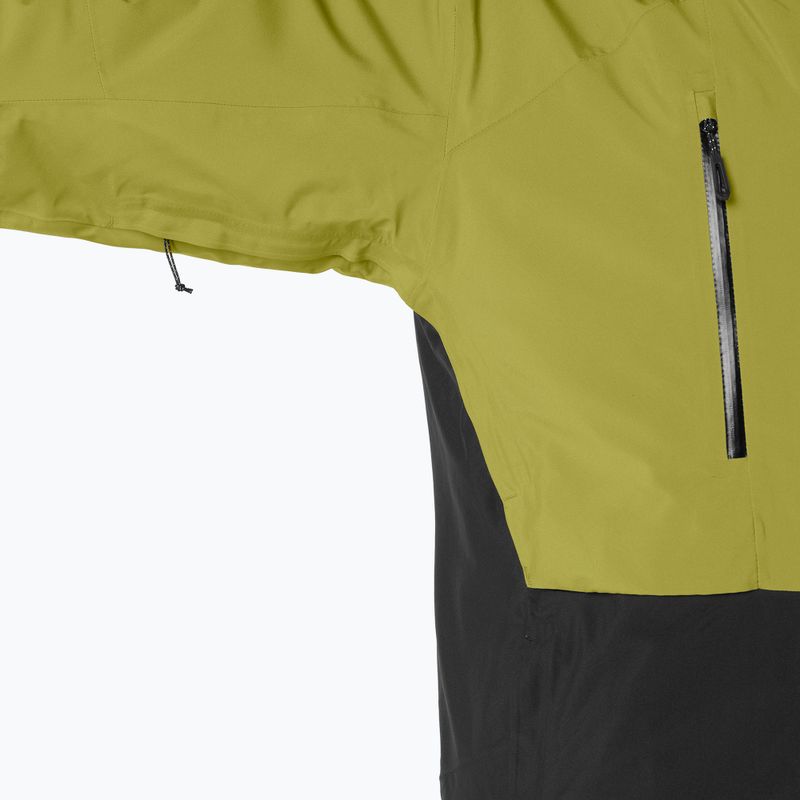 Мъжко скиорско яке Salomon Brilliant 2.0 cardamon seed/deep black 5