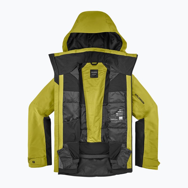 Мъжко скиорско яке Salomon Brilliant 2.0 cardamon seed/deep black 8