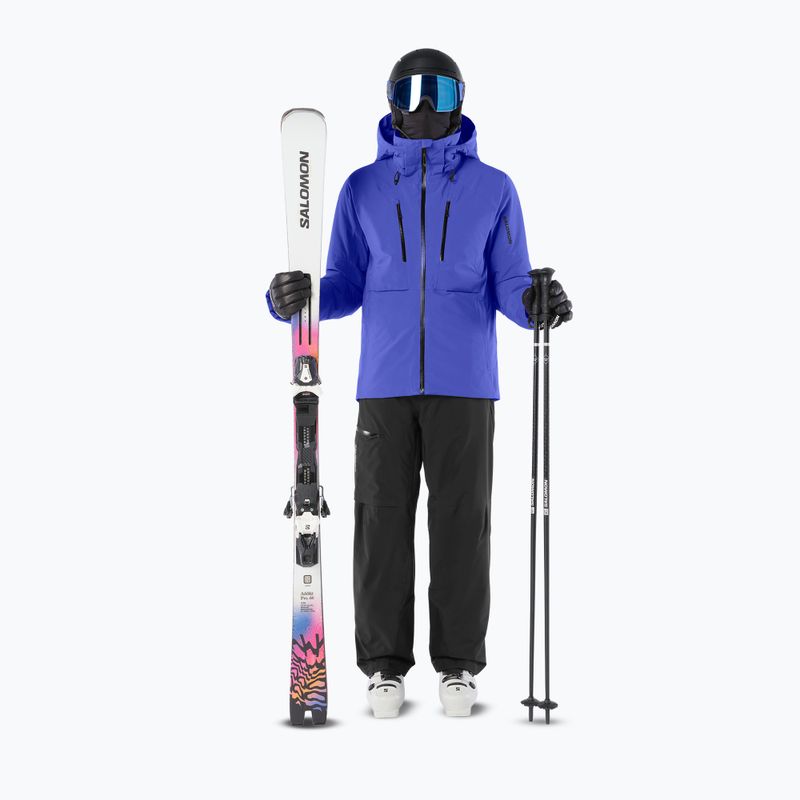 Мъжко скиорско яке Salomon Brilliant 2.0 clematis blue 2
