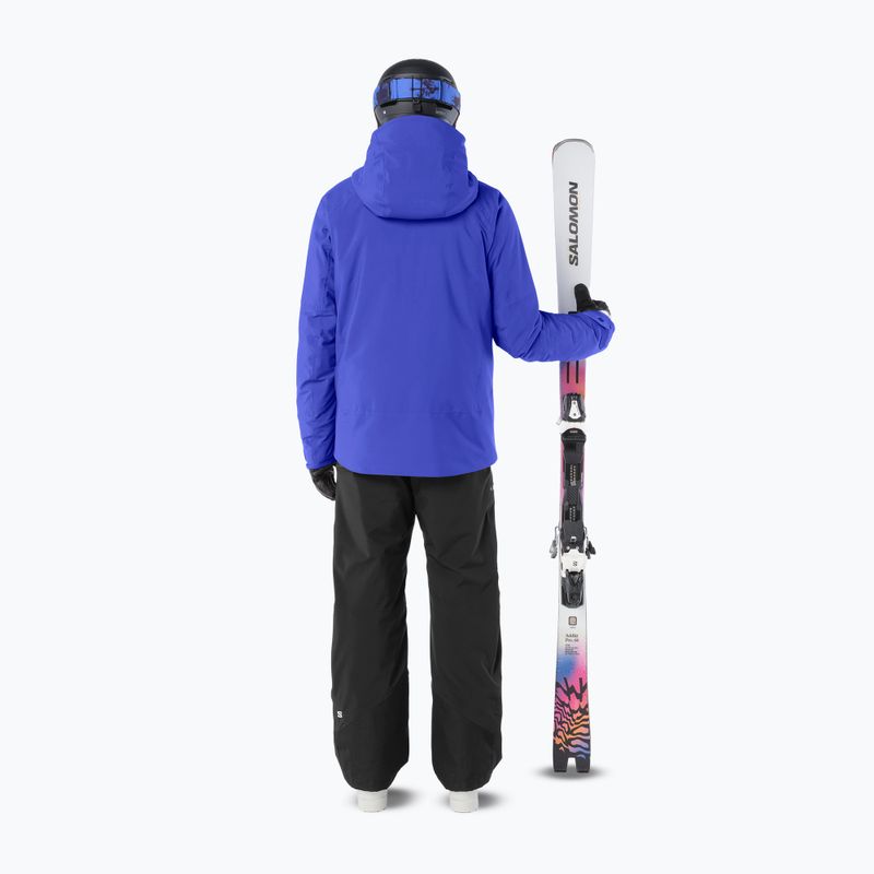 Мъжко скиорско яке Salomon Brilliant 2.0 clematis blue 3