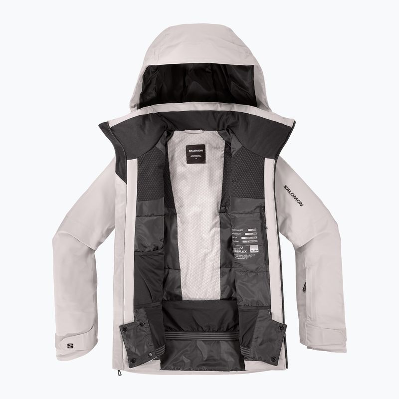 Дамско скиорско яке Salomon Brilliant 2.0 silver cloud 8