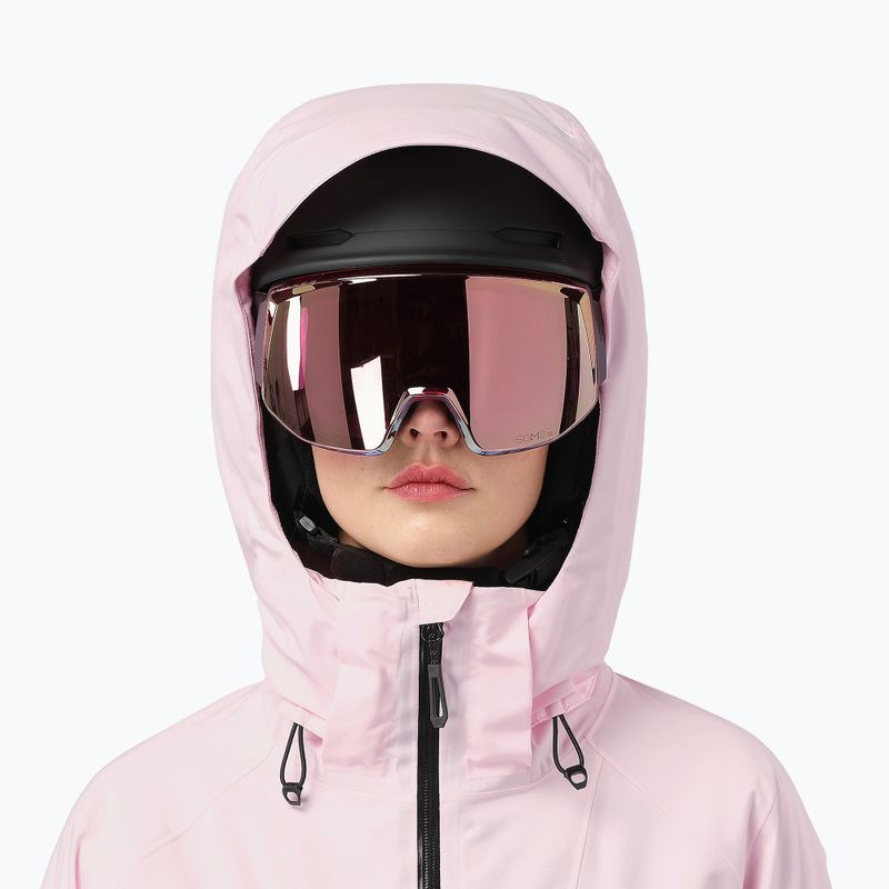 Дамско скиорско яке Salomon Brilliant 2.0 icy pink 3