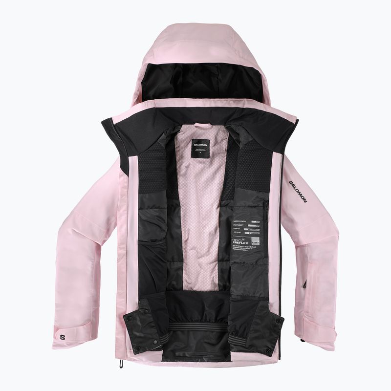 Дамско скиорско яке Salomon Brilliant 2.0 icy pink 8