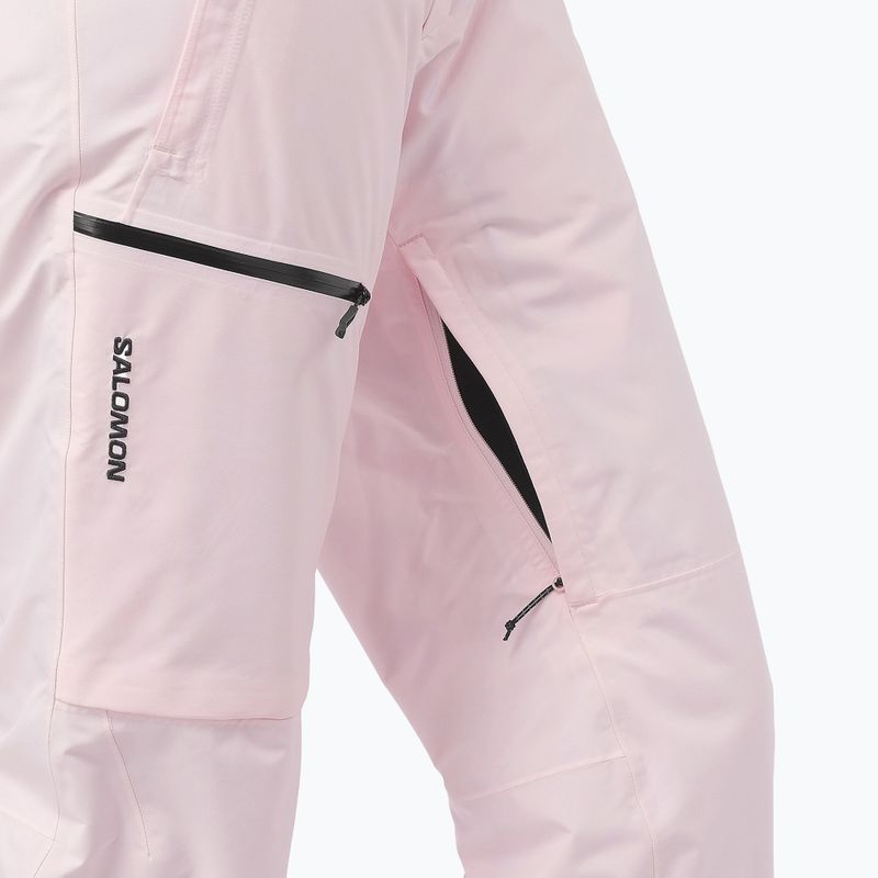 Дамски скиорски панталони Salomon Brilliant icy pink 4