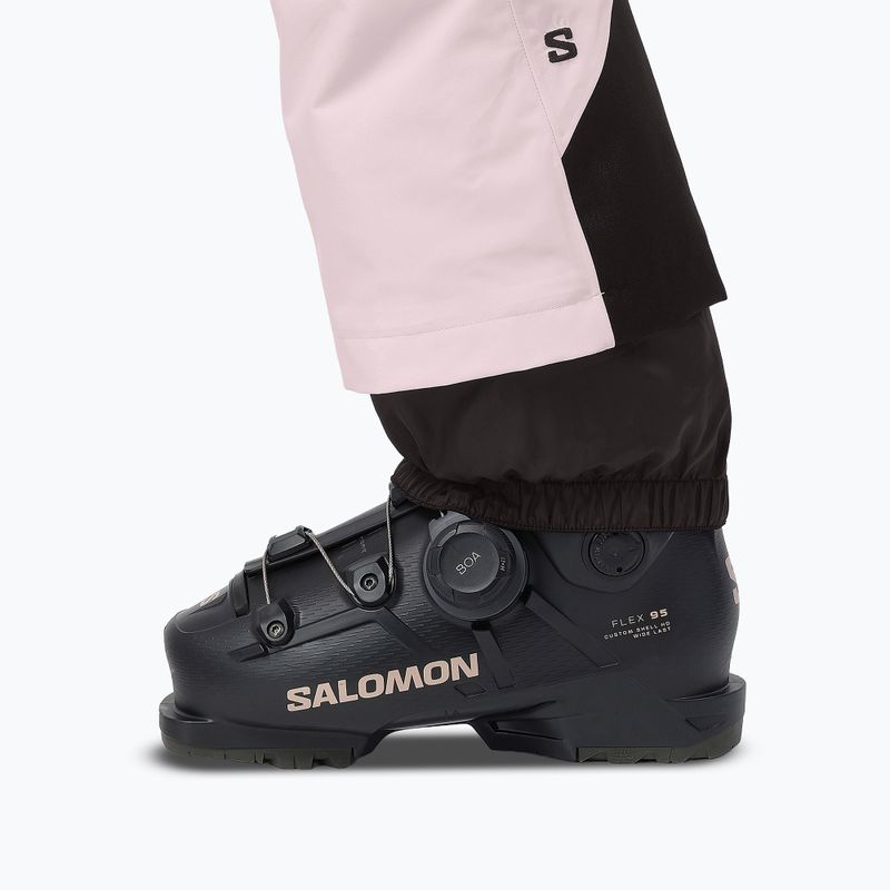 Дамски скиорски панталони Salomon Brilliant icy pink 5