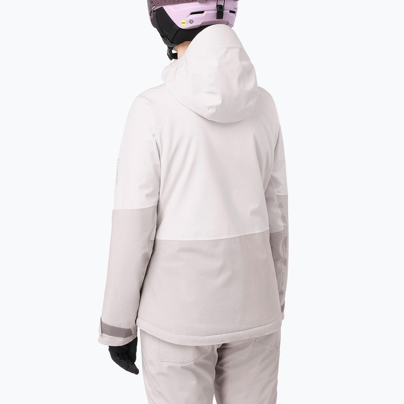 Дамско скиорско яке Salomon Highland white sand/silver cloud 2