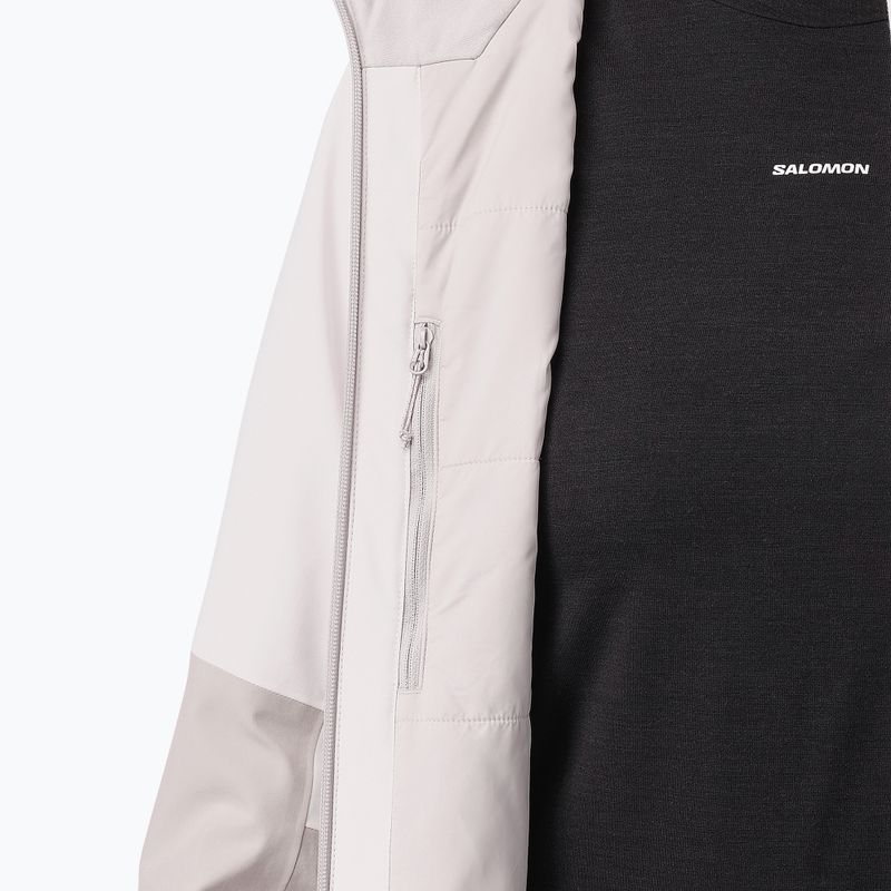 Дамско скиорско яке Salomon Highland white sand/silver cloud 5