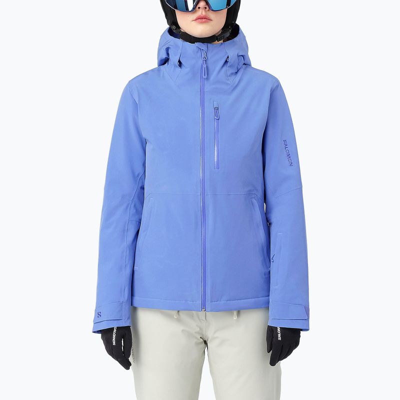 Дамско скиорско яке Salomon Highland wedgewood