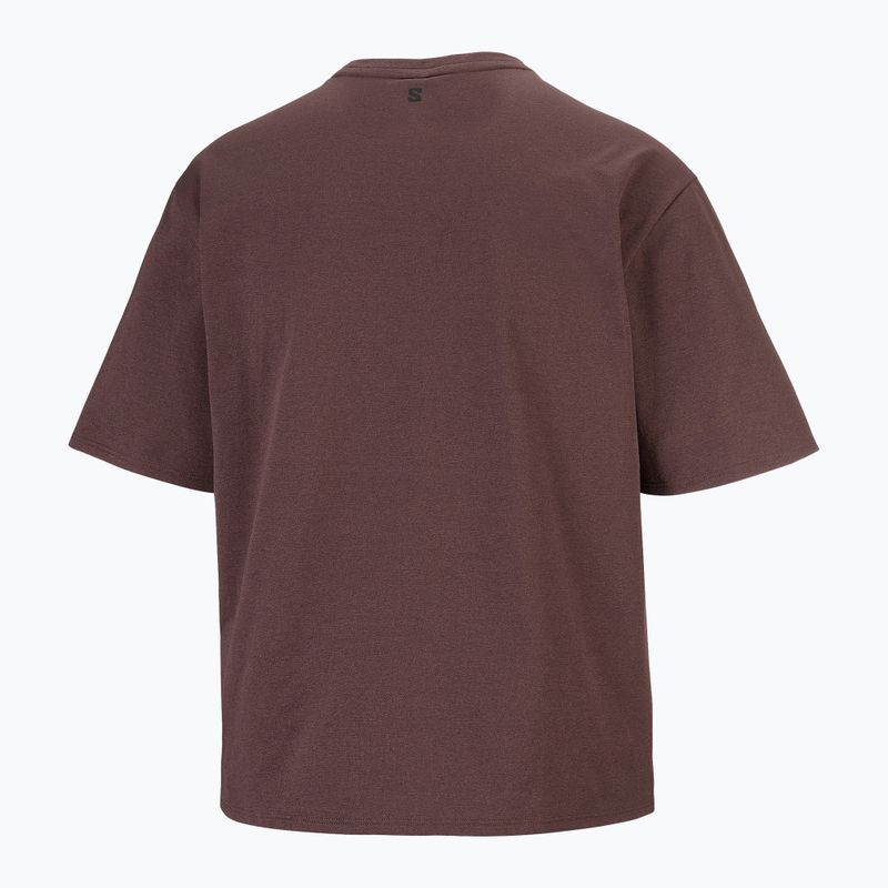 Дамска тениска Salomon Trackline coffee bean 6