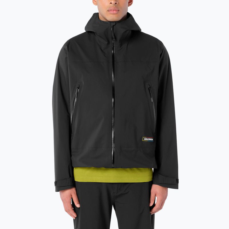 Мъжко яке за дъжд Salomon Outquest 2.5L deep black