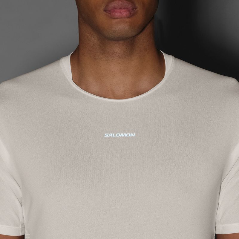 Мъжка тениска за бягане Salomon Sense Aero GFX Tee SS whisper white/raind day/bright white 4