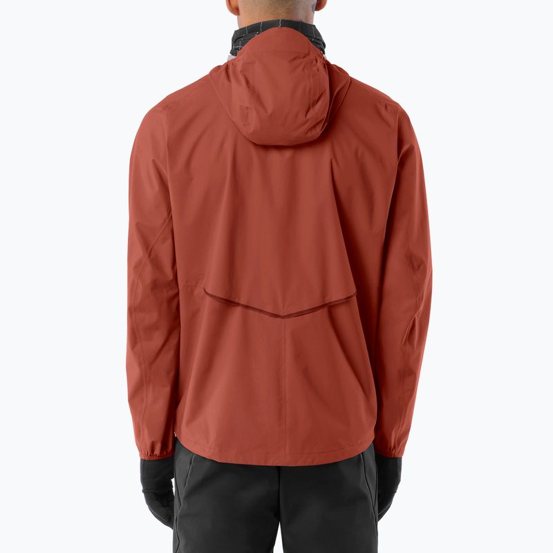 Мъжко яке за бягане Salomon Bonatti Waterproof burnt umber 2