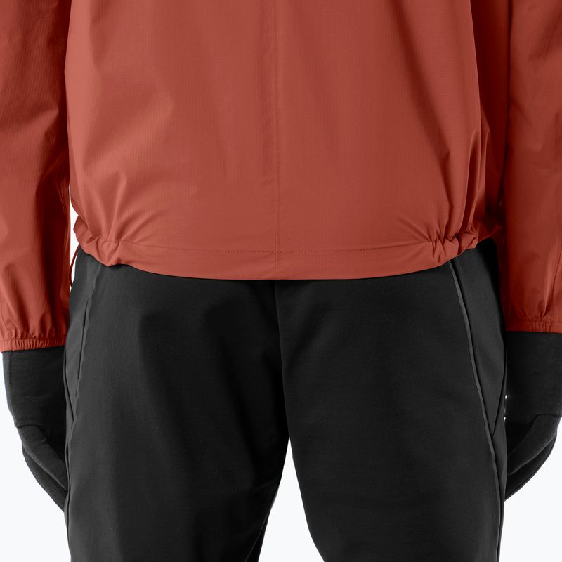 Мъжко яке за бягане Salomon Bonatti Waterproof burnt umber 5