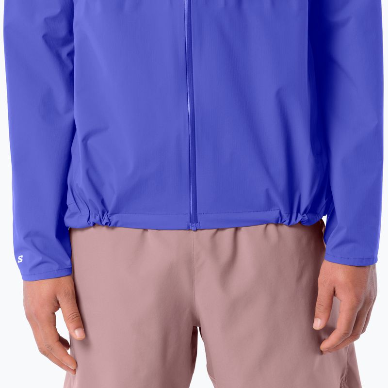 Мъжко яке за бягане Salomon Bonatti Waterproof clematis blue 4