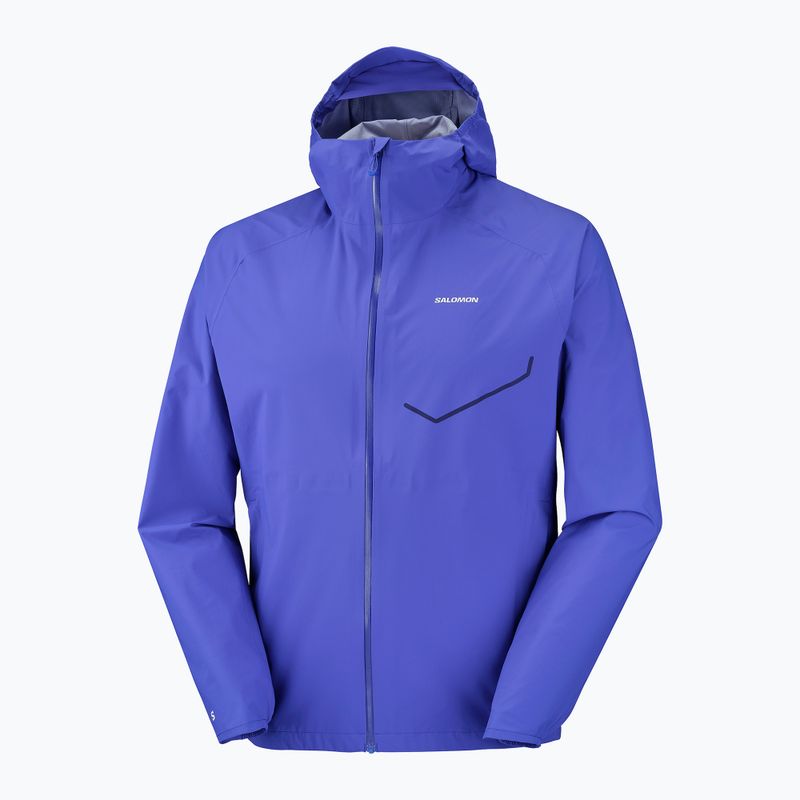 Мъжко яке за бягане Salomon Bonatti Waterproof clematis blue 8