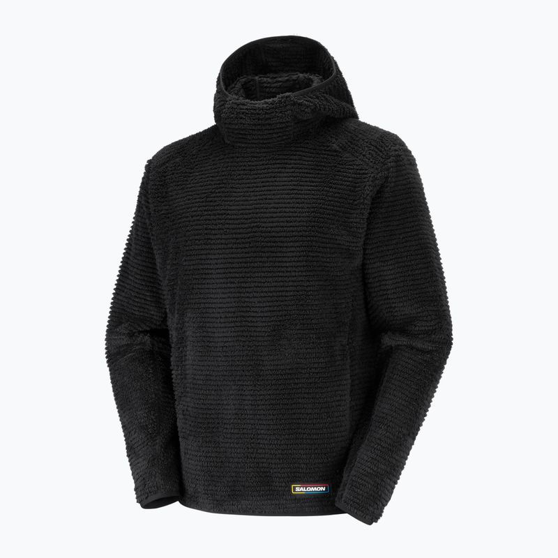 Мъжки поларен суитшърт Salomon Thernova Fleece Hoodie deep black 6