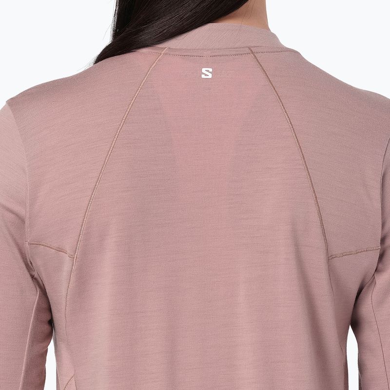 Дамска блуза за бягане с дълъг ръкав Salomon Sense Merino Tee LS antler 4