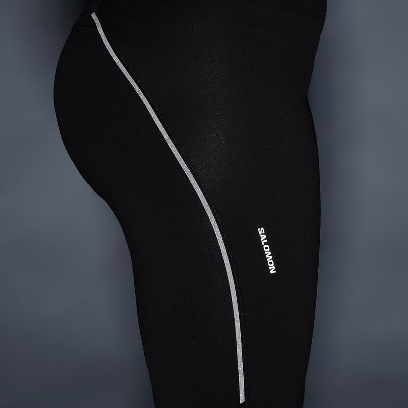 Дамски клин за бягане Salomon Sense Softshell Tights deep black 6