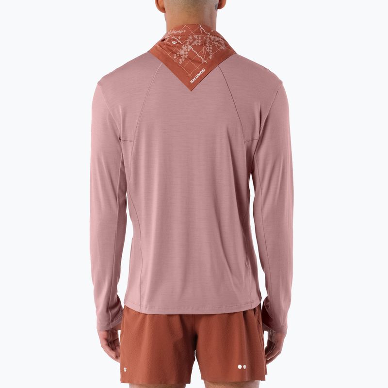 Мъжка блуза за бягане с дълъг ръкав Salomon Sense Merino Tee LS antler 3