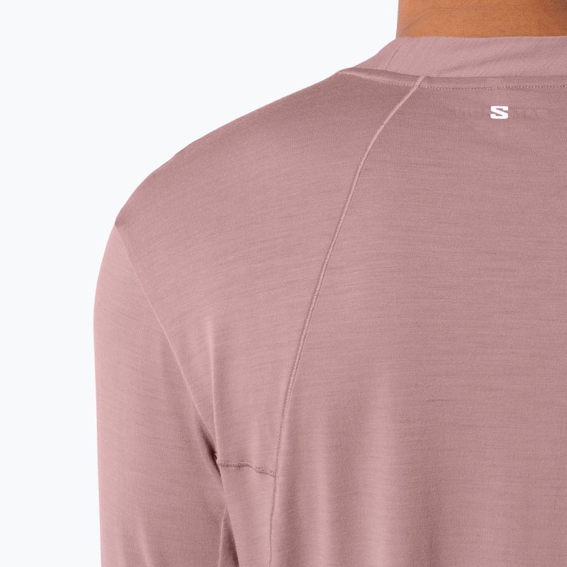 Мъжка блуза за бягане с дълъг ръкав Salomon Sense Merino Tee LS antler 5