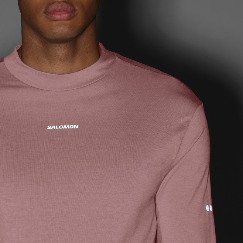 Мъжка блуза за бягане с дълъг ръкав Salomon Sense Merino Tee LS antler 7