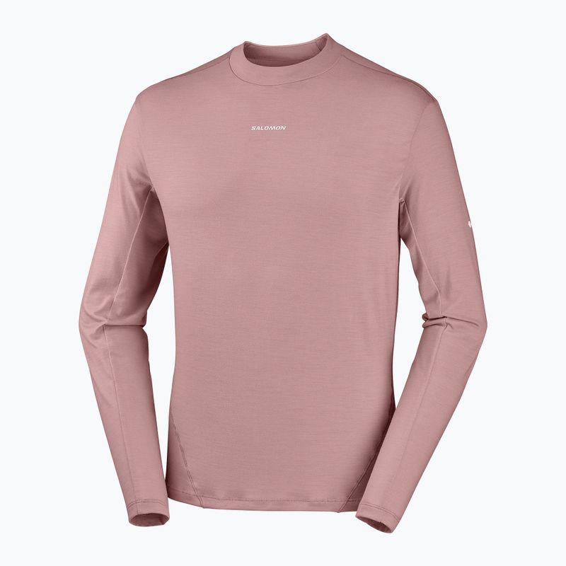 Мъжка блуза за бягане с дълъг ръкав Salomon Sense Merino Tee LS antler 8