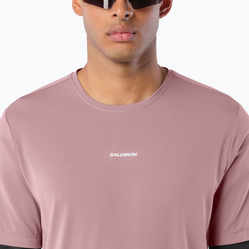 Мъжка тениска за бягане Salomon Shakeout Core SS Tee antler 3