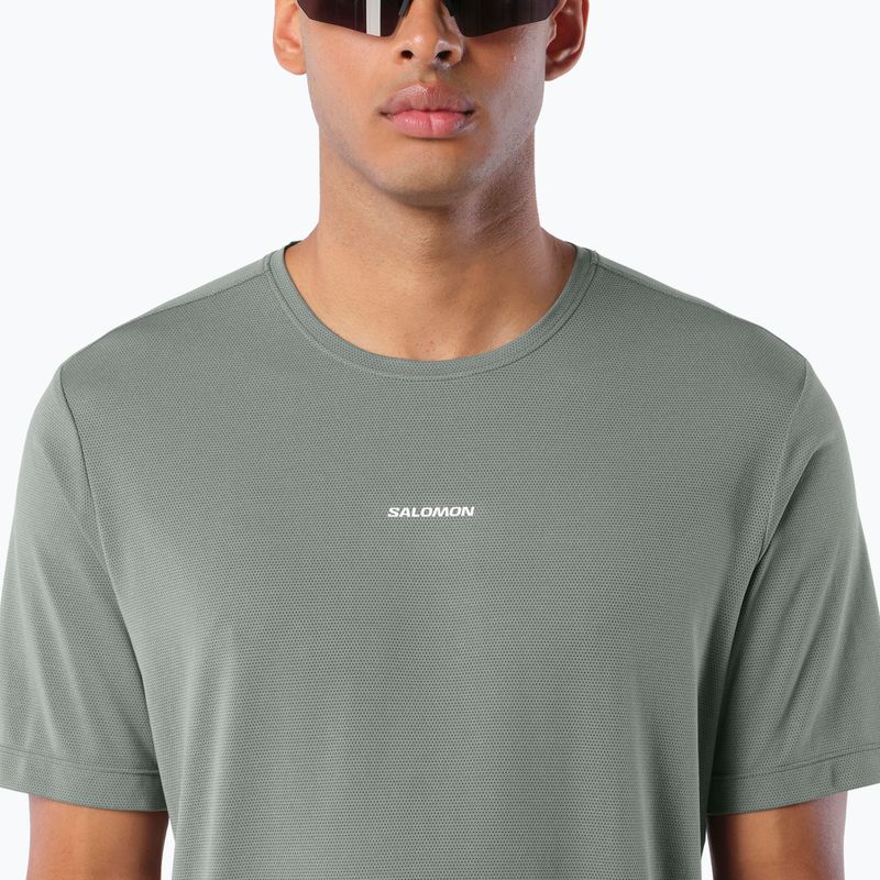 Мъжка тениска за бягане Salomon Shakeout Core SS Tee castor gray 3