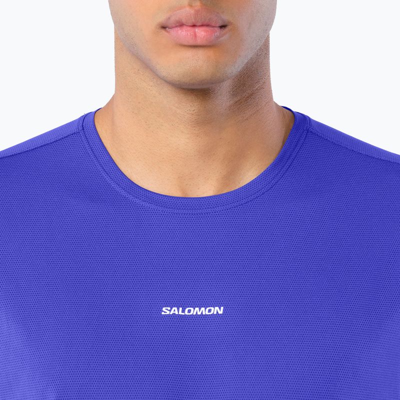 Мъжка тениска за бягане Salomon Shakeout Core SS Tee clematis blue 3
