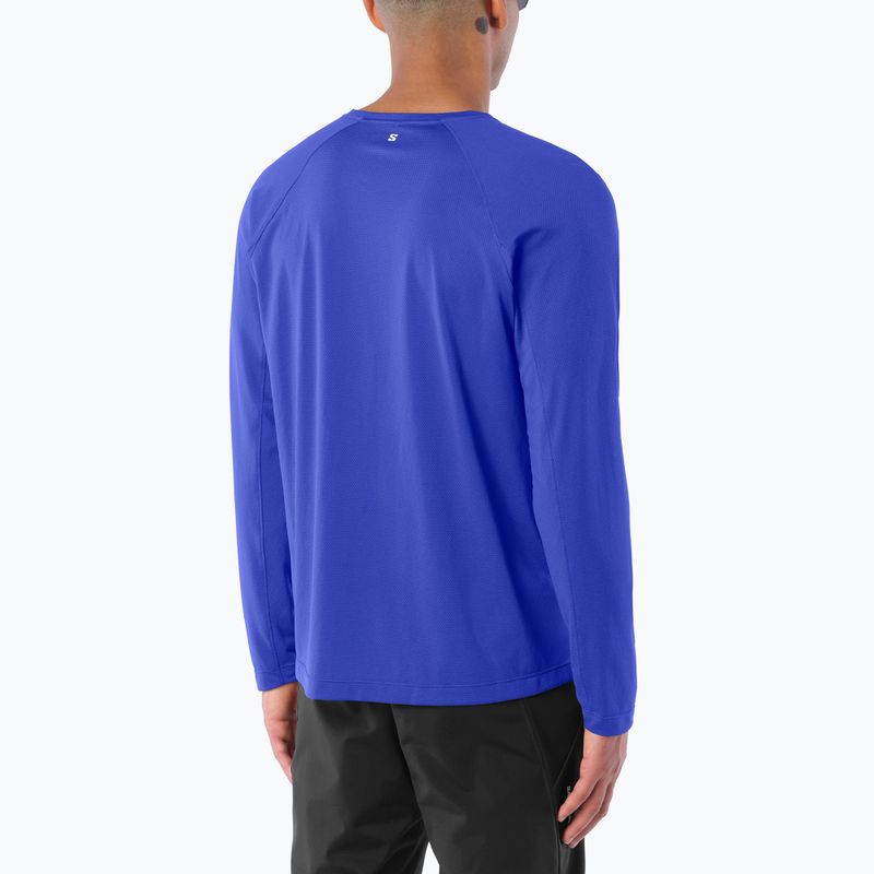 Мъжка блуза за бягане с дълъг ръкав Salomon Shakeout Core LS Tee clematis blue 2