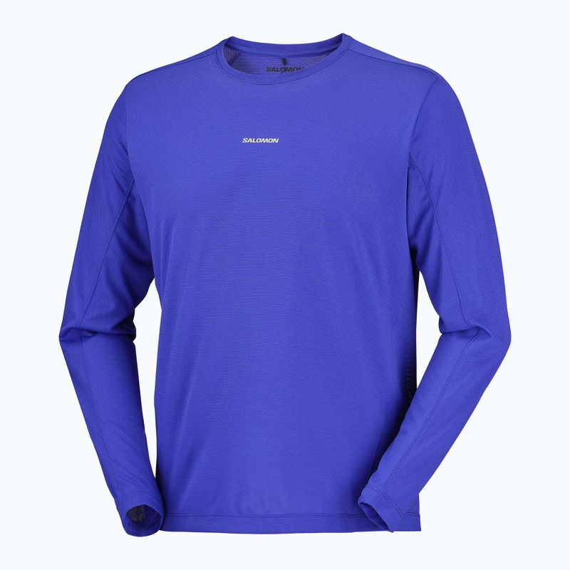 Мъжка блуза за бягане с дълъг ръкав Salomon Shakeout Core LS Tee clematis blue 4