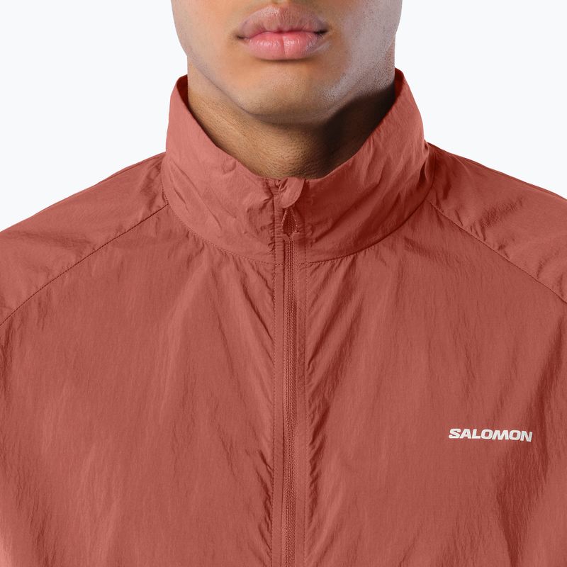 Мъжко яке за бягане Salomon Shakeout Fly burnt umber 5