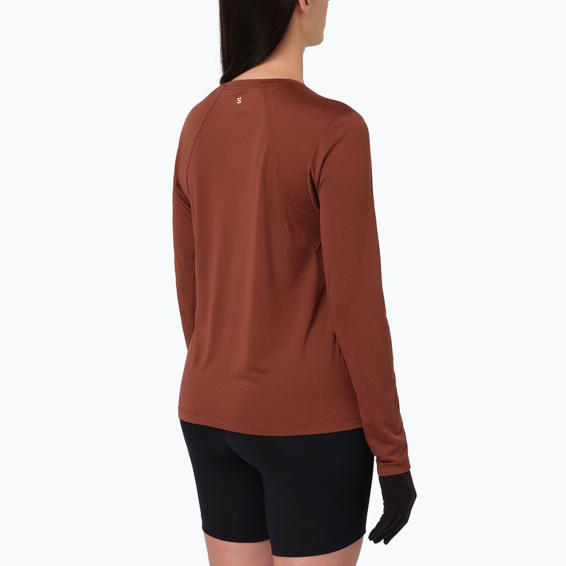 Дамска блуза за бягане с дълъг ръкав Salomon Shakeout Core LS Tee burnt umber 2