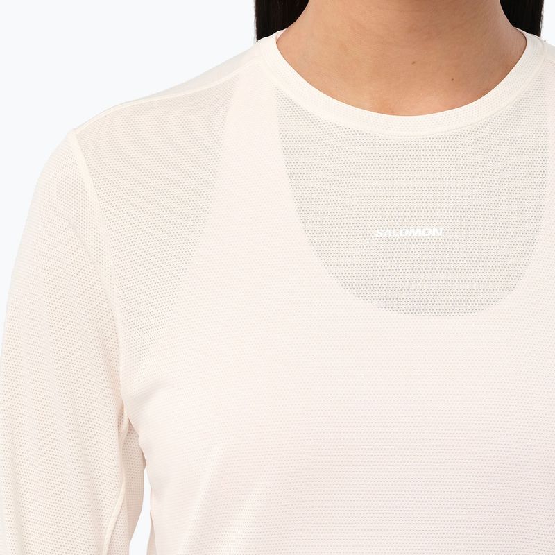 Дамска блуза за бягане с дълъг ръкав Salomon Shakeout Core Tee GFX LS whisper white/pink frosting 3