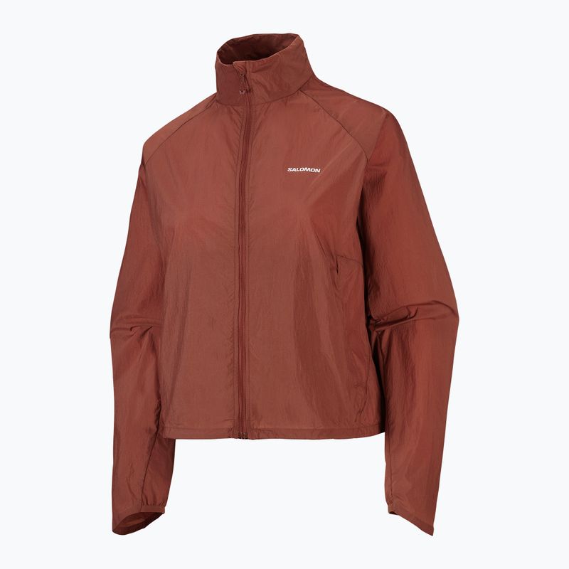Дамско яке за бягане Salomon Shakeout Fly burnt umber 6