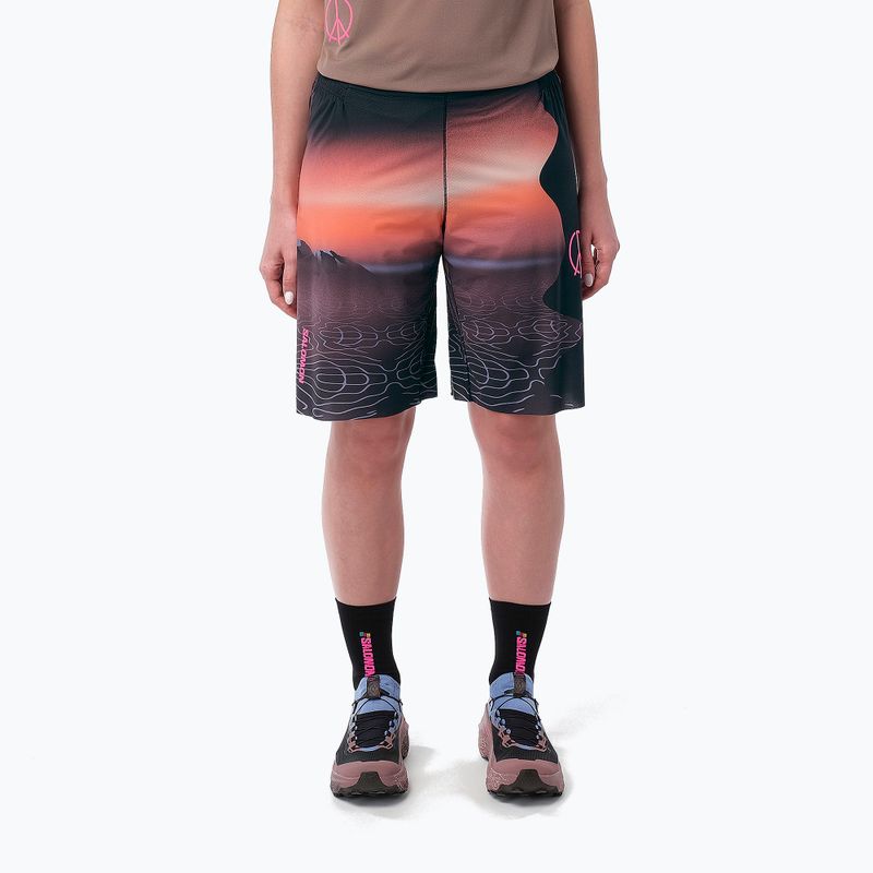 Дамски шорти за бягане Salomon Shortney 10" Shorts rose taupe 5