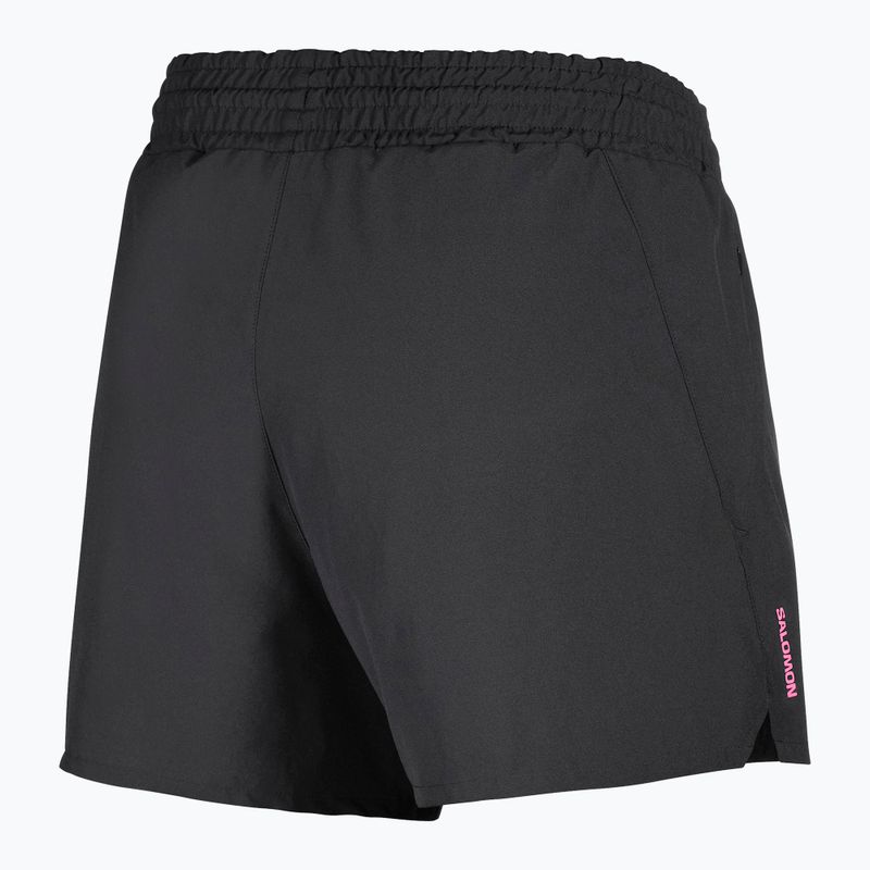 Дамски шорти за бягане Salomon SHKout Courtney 4" deep black 7