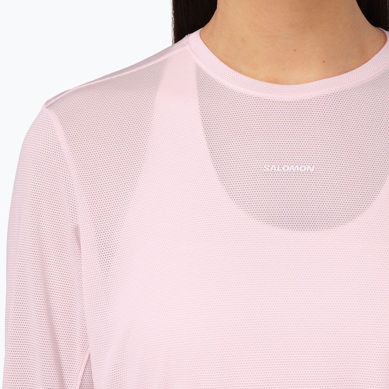 Дамска блуза за бягане с дълъг ръкав Salomon Shakeout Core LS Tee icy pink 3