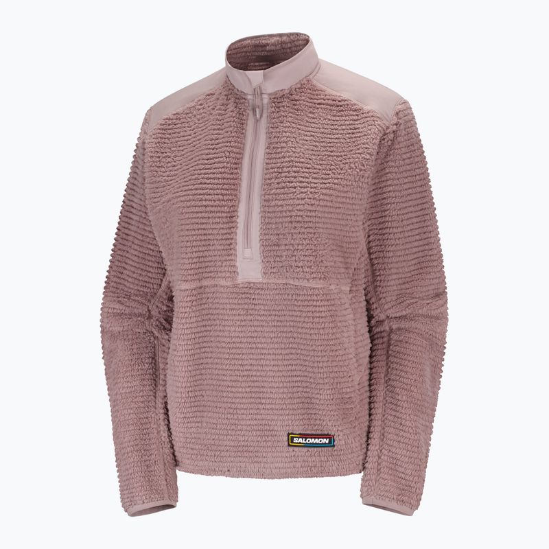 Дамски поларен суитшърт Salomon Thernova Fleece antler 5