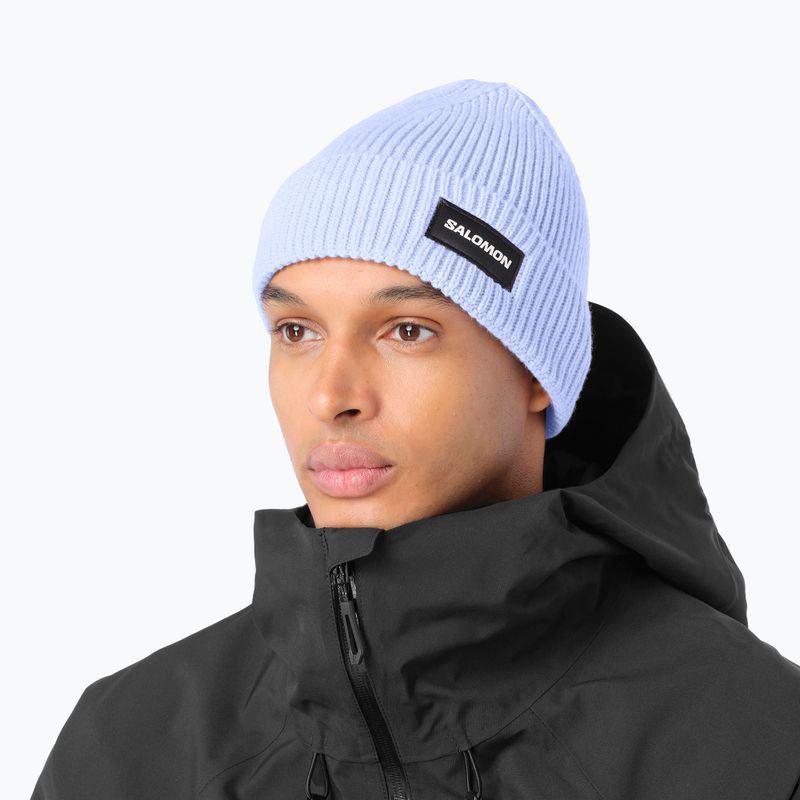 Зимна шапка Salomon Classic brunnera blue 2