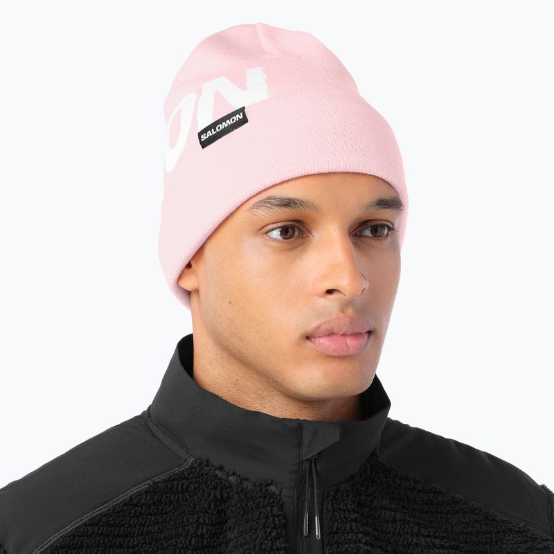 Зимна шапка Salomon Hermitage icy pink 2