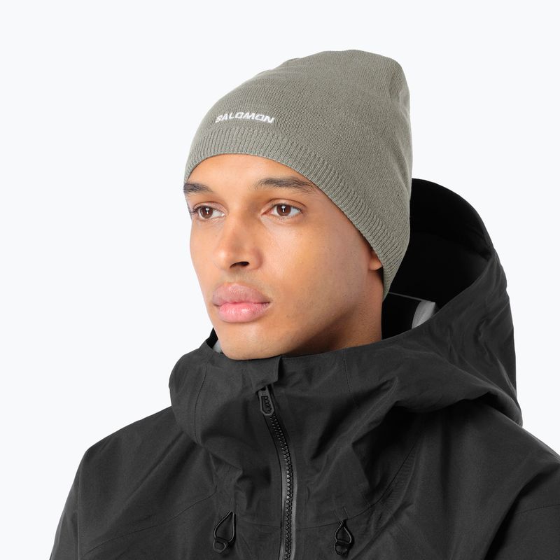 Зимна шапка Salomon Beanie castor gray 2