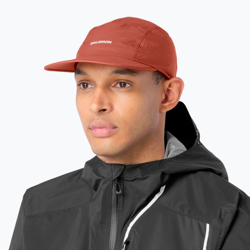 Шапка с козирка Salomon Bonatti Pro 5 Panel burnt umber 4