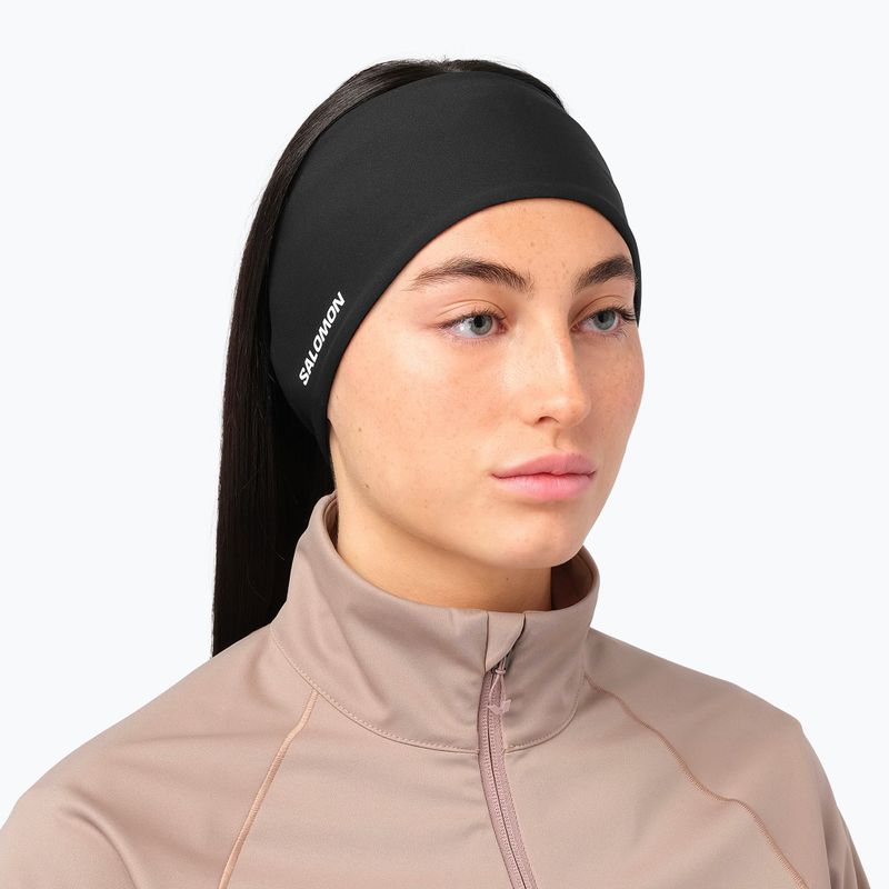 Лента за глава Salomon Run Tech Headband deep black 3