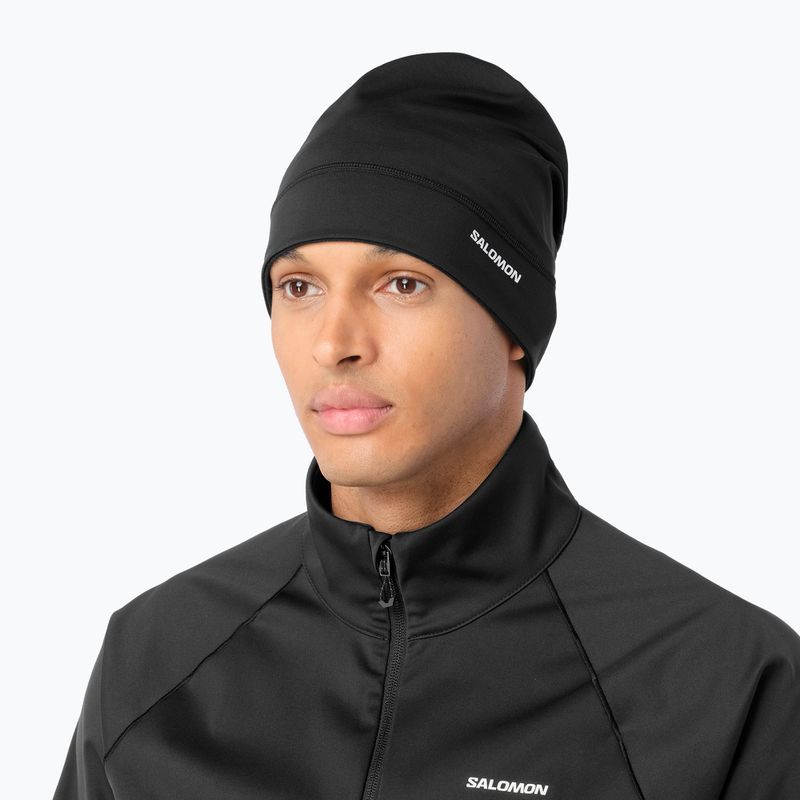 Шапка за бягане Salomon Run Tech Beanie deep black 2
