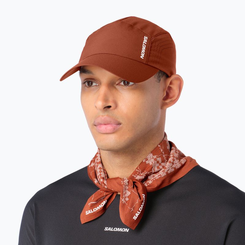 Шапка с козирка Salomon Shakeout burnt umber 2