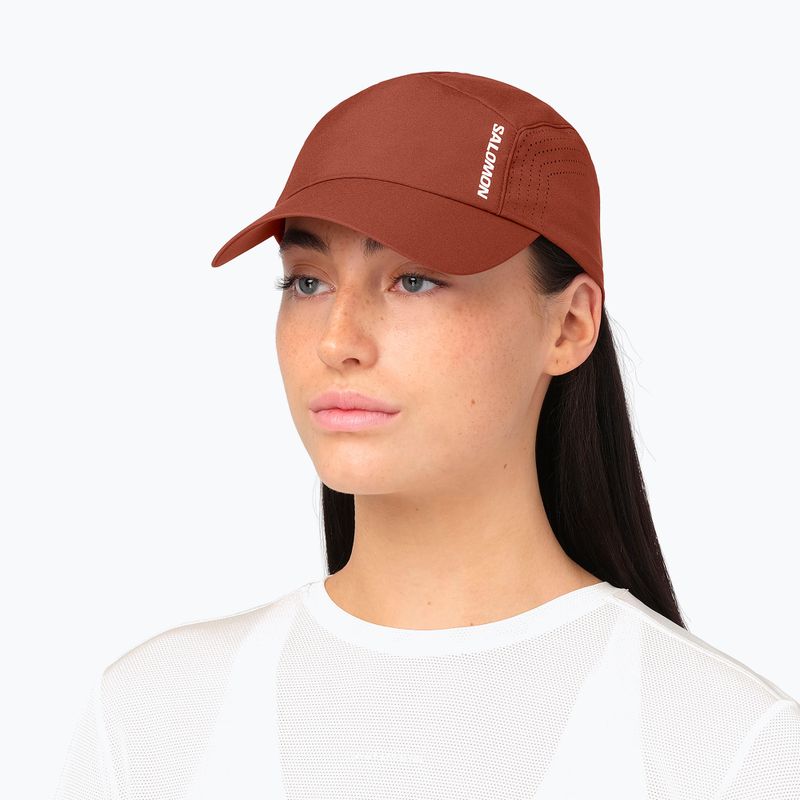 Шапка с козирка Salomon Shakeout burnt umber 4