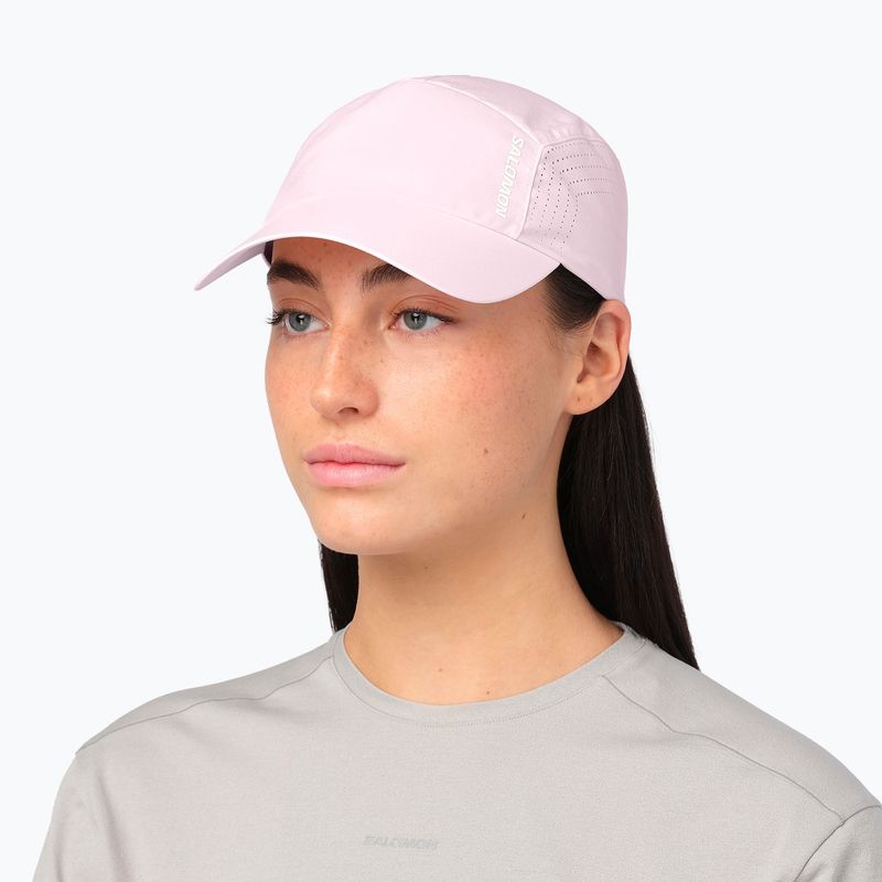 Шапка с козирка Salomon Shakeout icy pink 4