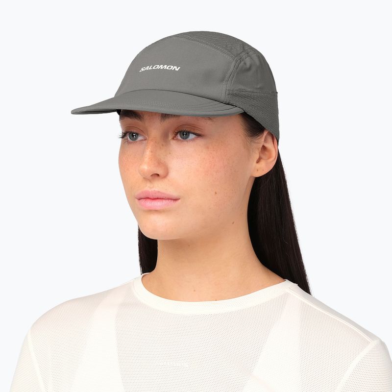 Шапка с козирка Salomon Sense Aero castor gray 4