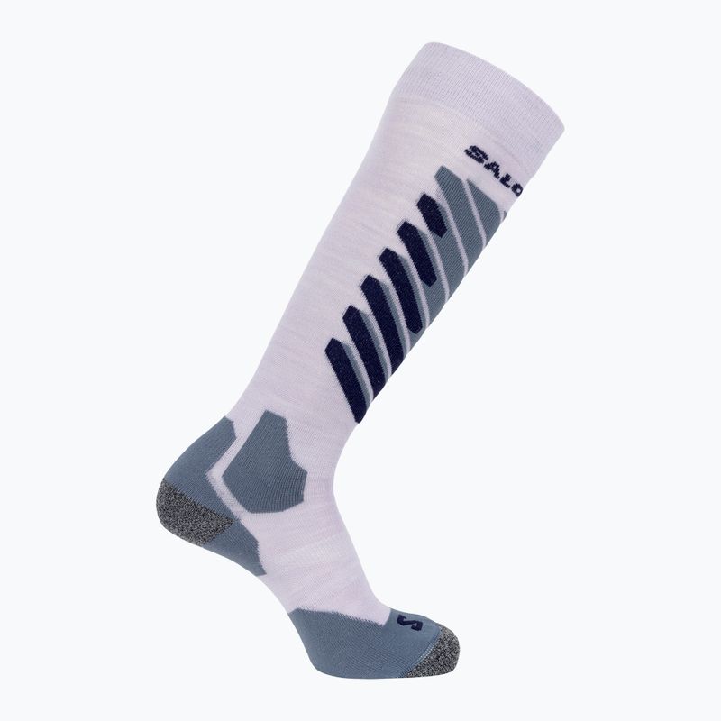 Скиорски чорапи Salomon S/Access sweet lavender/medium grey